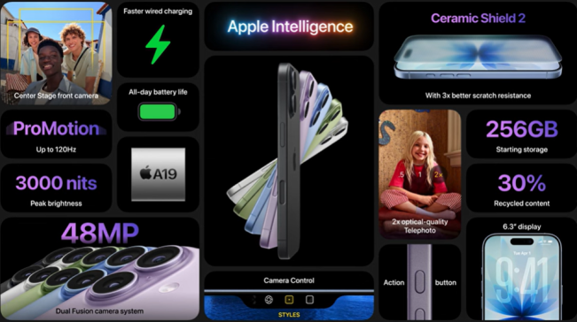 Resmi Rilis Berikut Spesifikasi dan Harga iPhone 17, Tak Alami Perubahan?